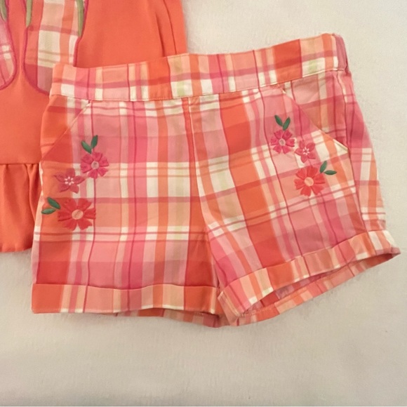 Gymboree Fairy Blossoms 2 pc Plaid Sandal Set - Picture 4 of 6